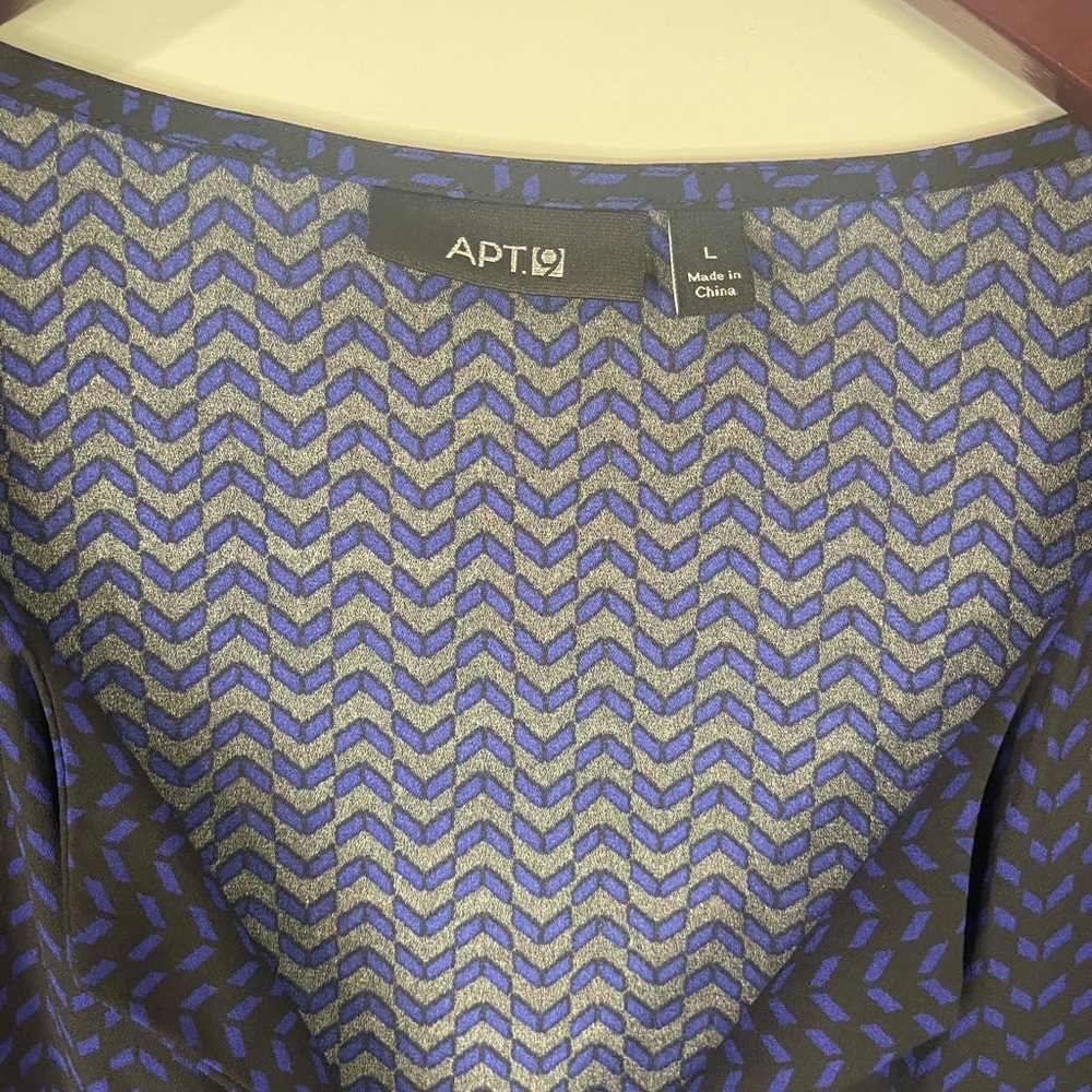 Apt. 9 Blue Sleeveless Blouse - Picture 5 of 9